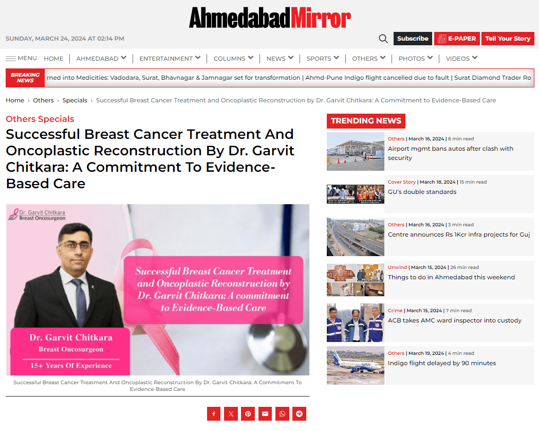 Successful Breast Cancer Treatment